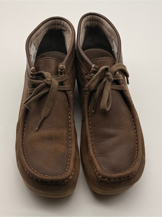 Clarks Men\'s Stinson Hi Beeswax Leather Chukka Wallabee Moccasins Boot sz 10 main image 9